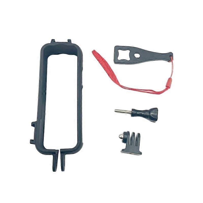 Panoramic camera protective outer frame, suitable for Insta360 X4, dual cold shoe interface design