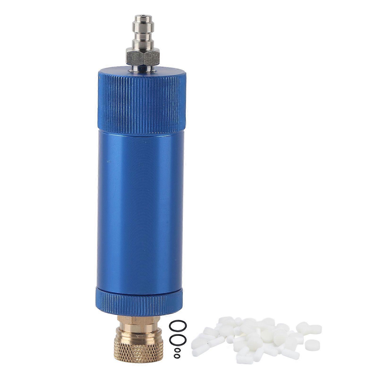 Oil Water Separator 30mpa High Pressure Resistance Strong Compatibility Air Compressor AccessoriesBlue