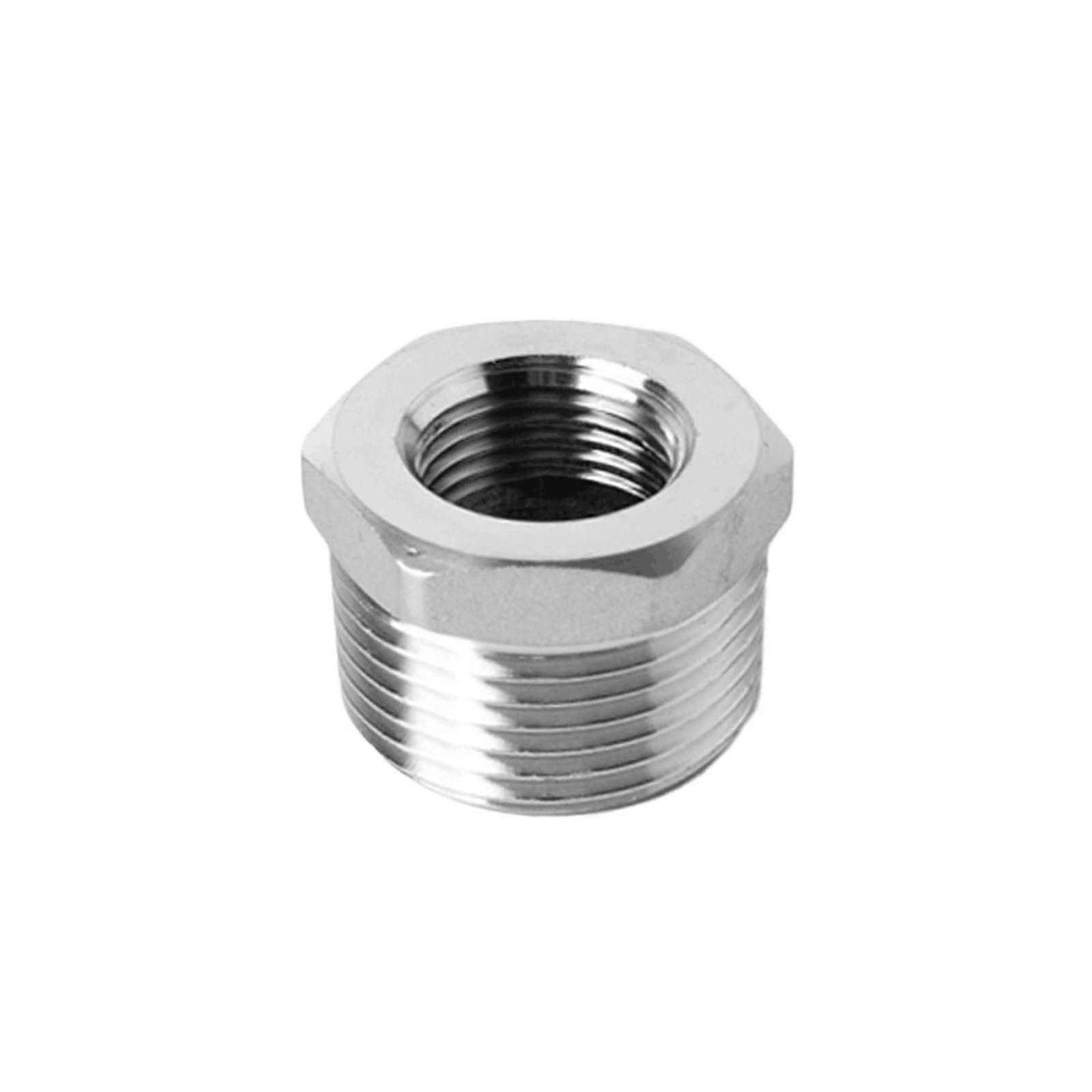 BSP Reducer Bushing, 304 Stainless Steel, Male To Female, Sizes 1/8 To 11/2 BSP, Durable Pipe Fitting Connector