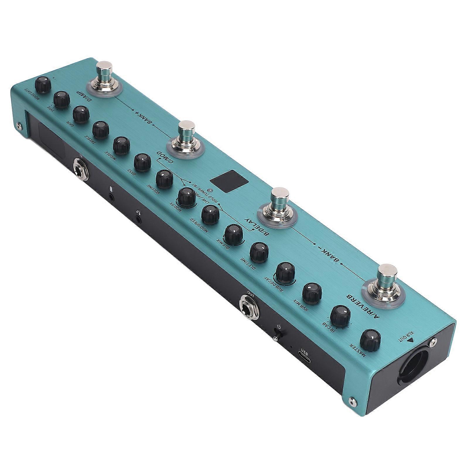 Digital Multi Effects Guitar Pedal Processor with 36 Presets, 3000mAh Battery