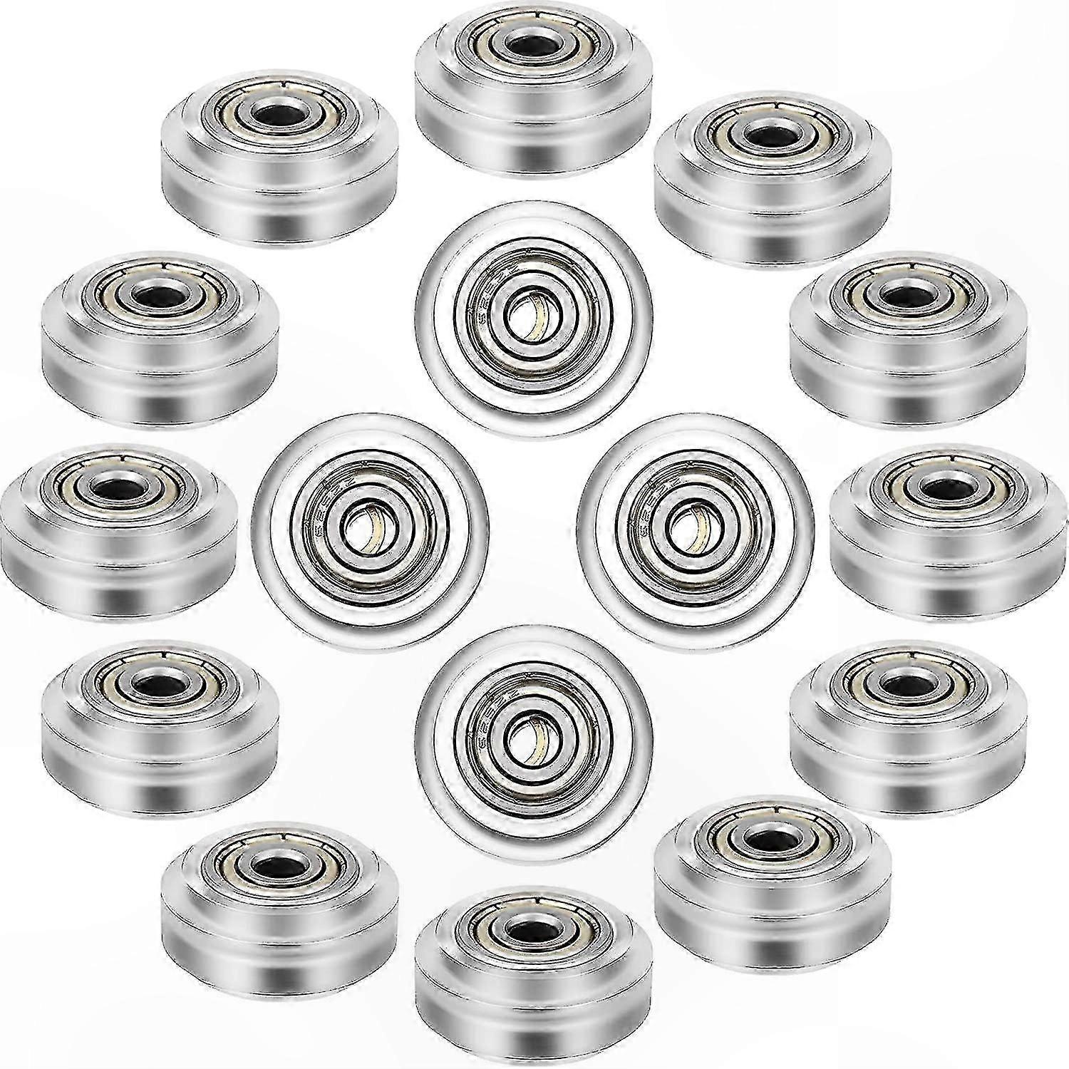 16-Pack 3D Printer Polycarbonate Pulley Wheels with 625ZZ Linear Bearings Compatible with CR-10   3 and More