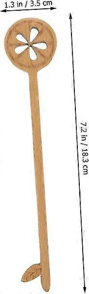 Wooden coffee spoons, 2-piece set, exquisitely designed with a comfortable grip