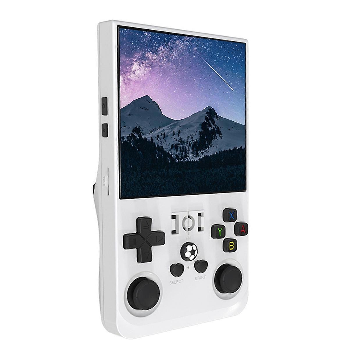 R36MAX Retro Game Console 128GB 4.0 Inch IPS Screen for Linux System Portable Handheld Video PlayerPreloaded Games B