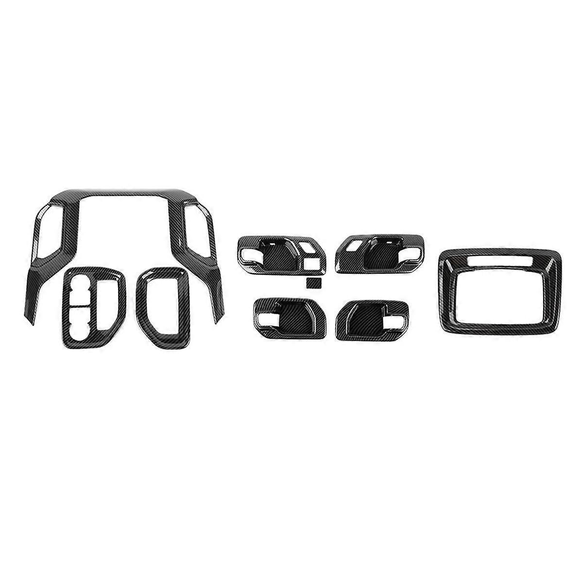 For 1500 1500 2019-2022 Car Center Console Dashboard Kit Trim Interior Accessories