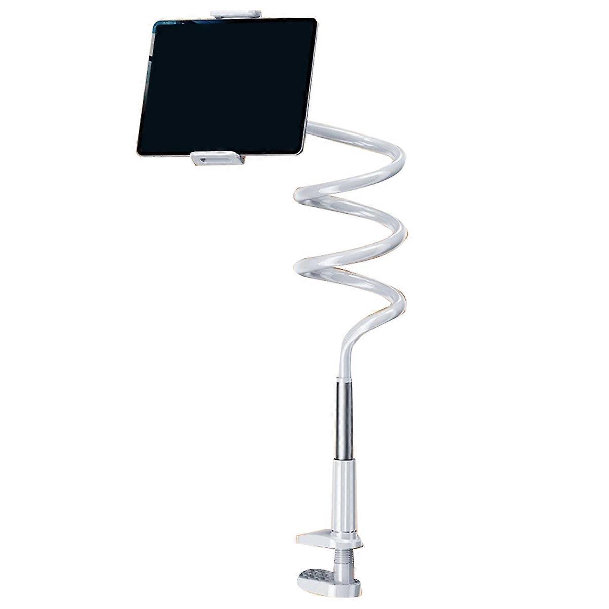 High-Quality Mobile Phone Stand Lazy Bedside Tablet Holder Desktop Cantilever Bracket Live Streaming for 10-12.9In White