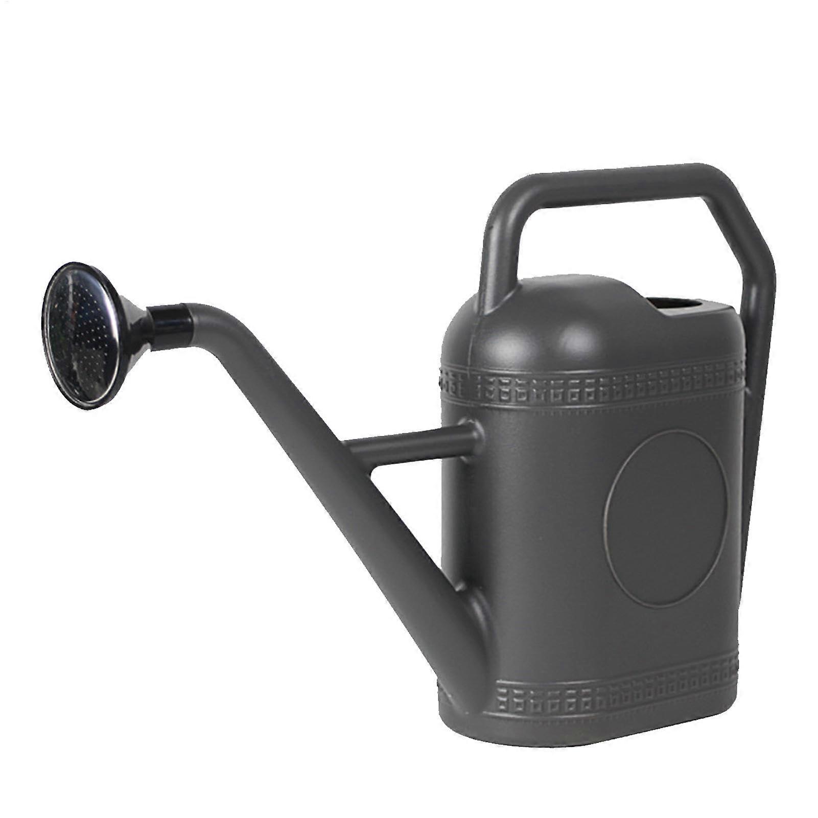Watering Can 5L With Double Handle Sprinkler Head Flower Watering Pot Grey