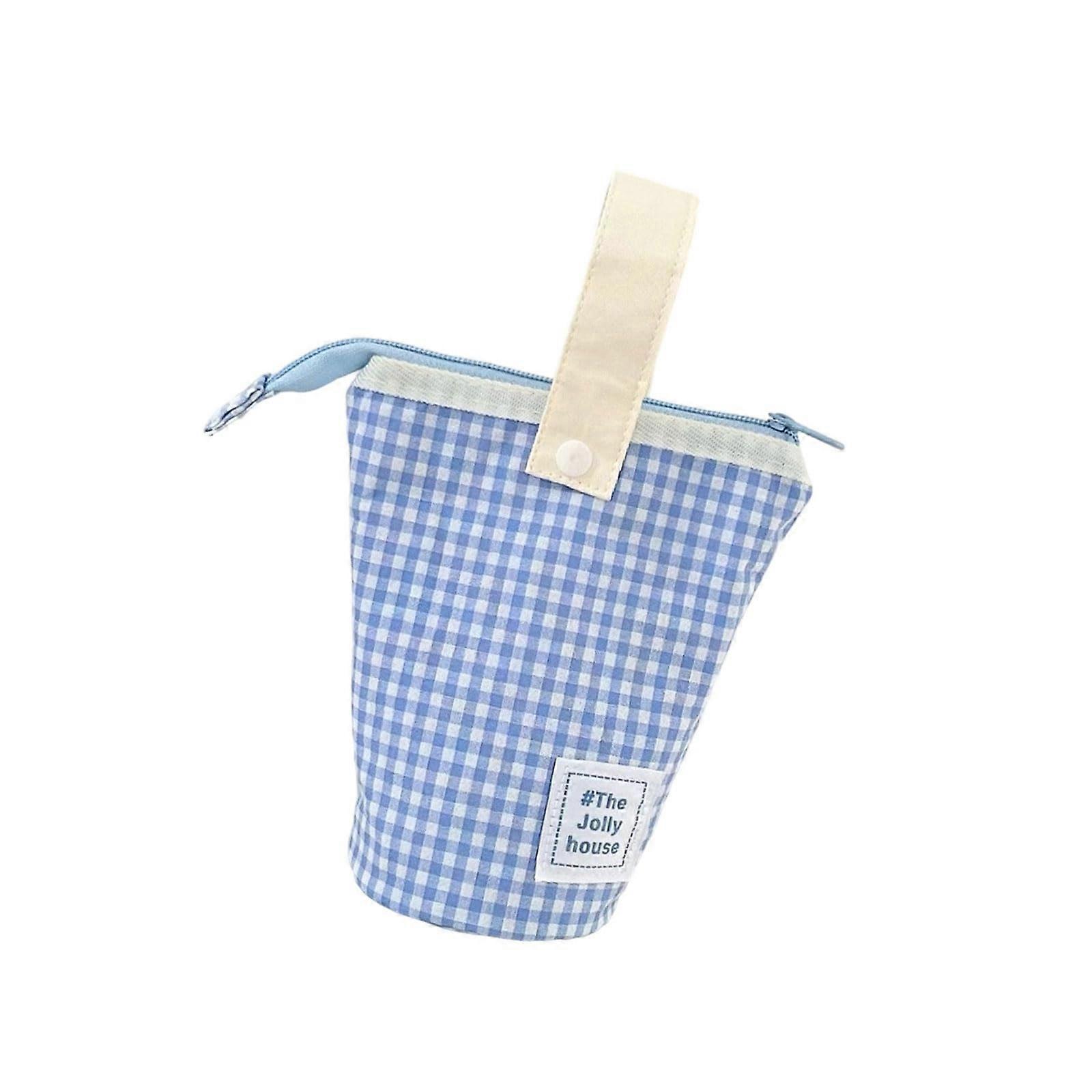 Japanese Styles Pencil Case Stand Pencil Bag Aesthetic Design 3 Compartments Large Capacity Durable Material