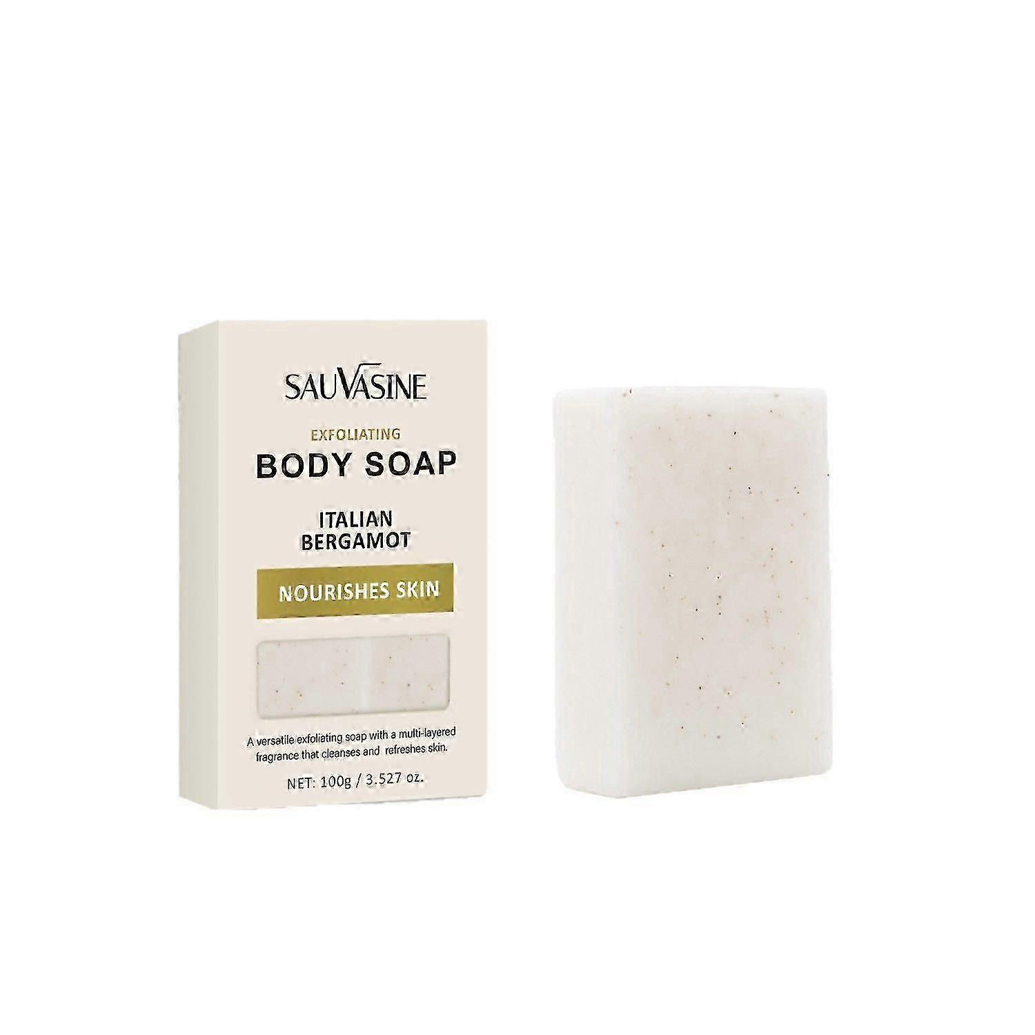 Exfoliating body soap, deep cleansing, handmade soap, bath soap