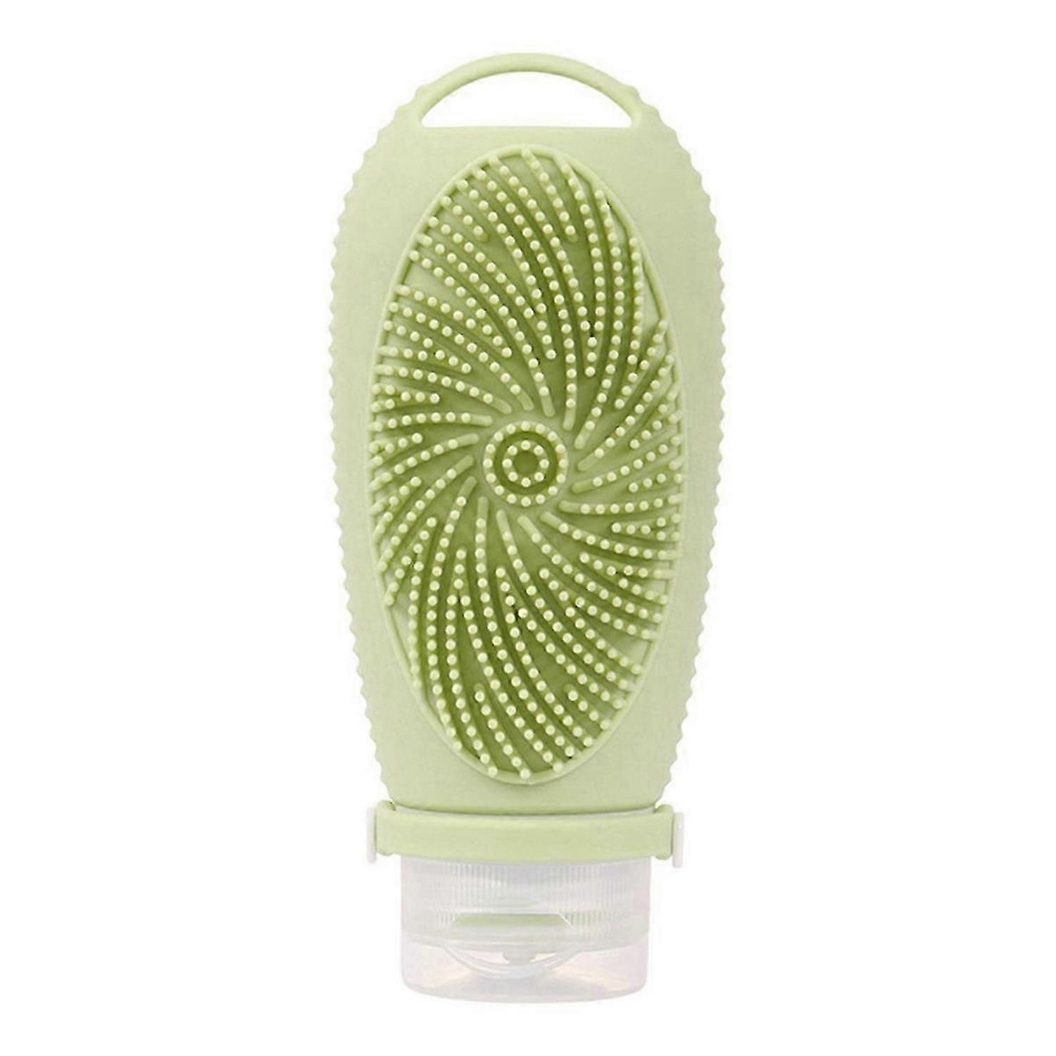 Silicone Travel Refillable Bottle Cleansing Brush Portable Shampoo Bottles Lotion Cosmetics Container Trip H