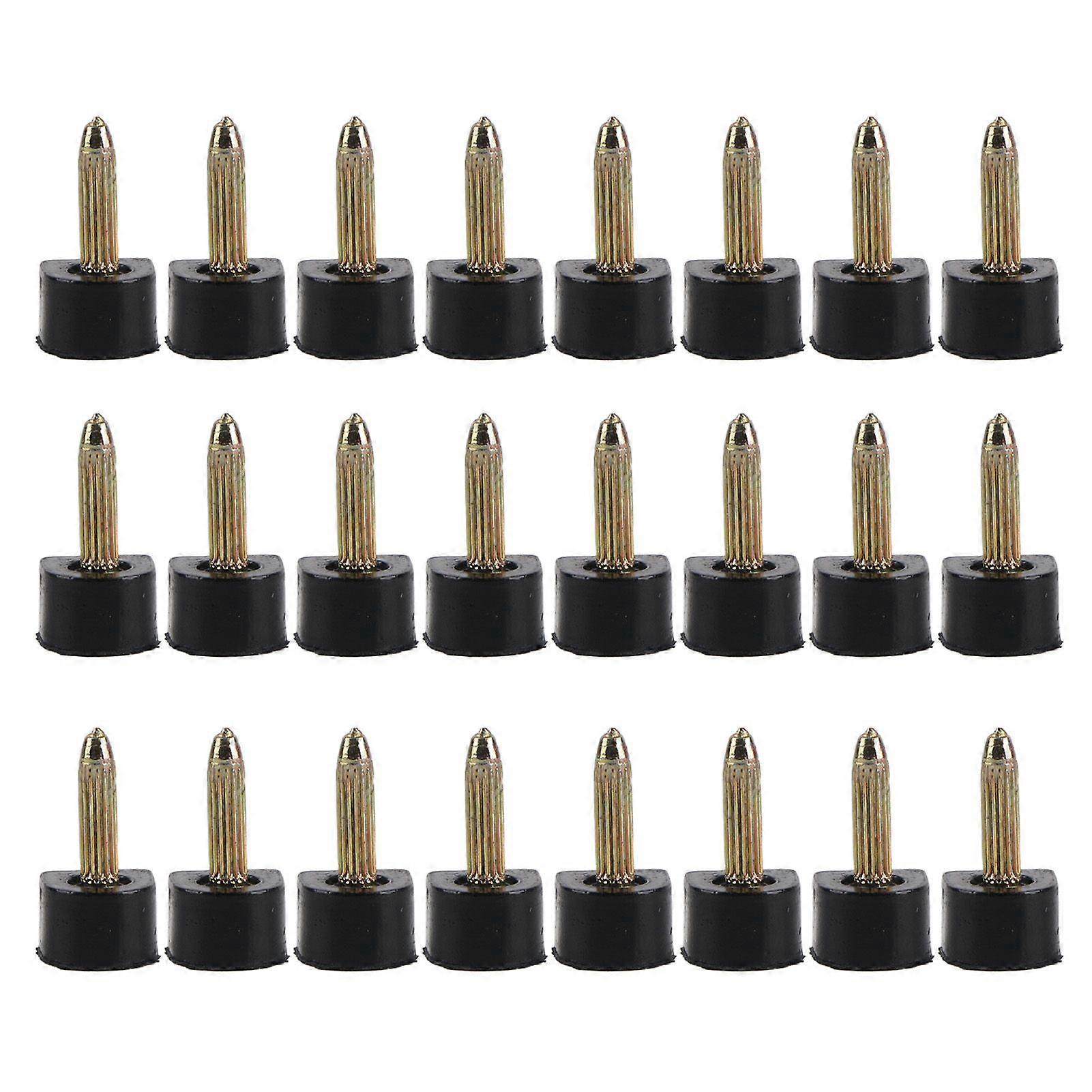 24pcs High Heel Replacement Tips Non slip Shoes Repair Heel Dowels Protector (9 * 9mm)
