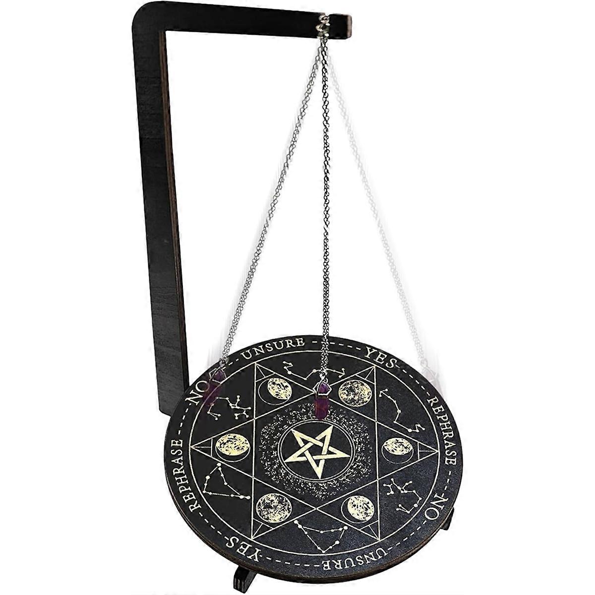 Pendulum Display Stand, Ornament Stones Rocks Pendulum Holder, Jewelry Crystal Display Stand, for Reading Setup C