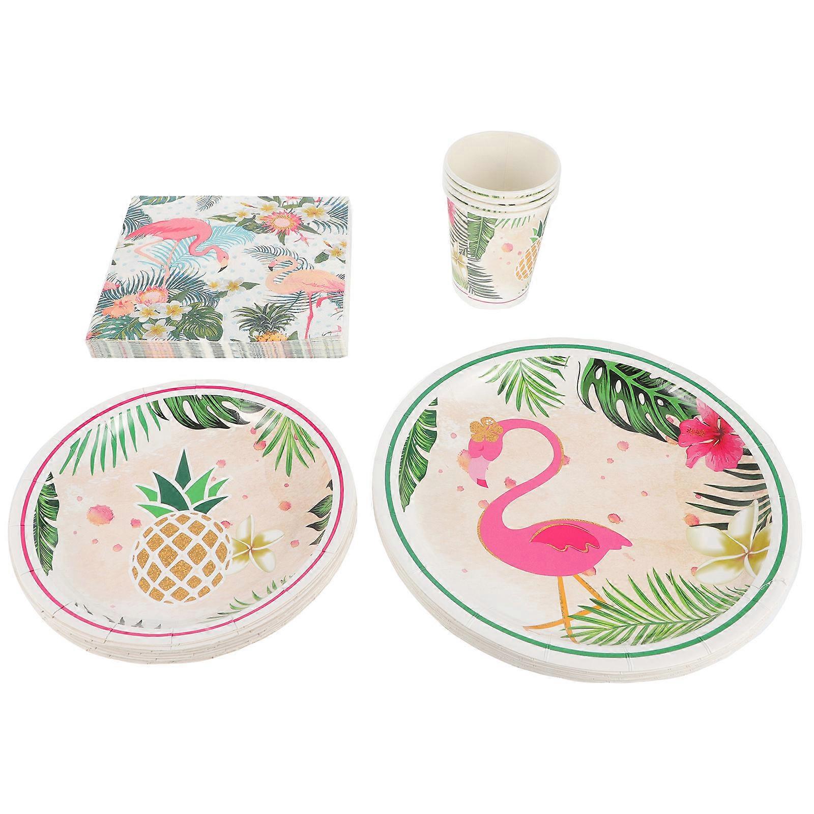 Party Supplies Summer Party for Serving 1Set of Paper