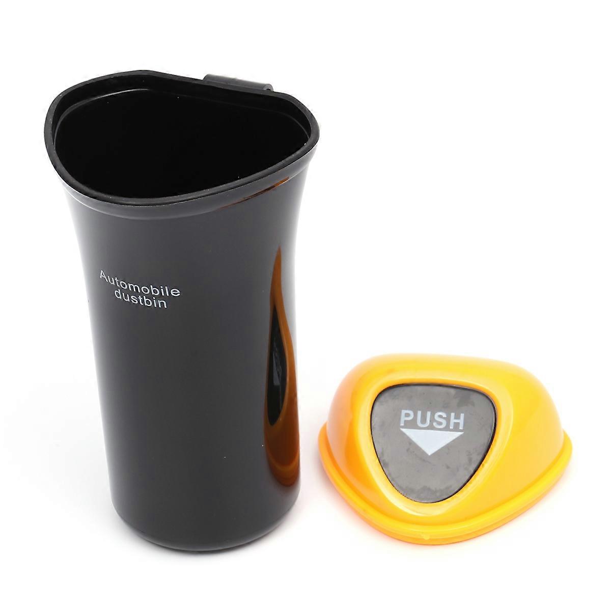 Car Garbage Cans Portable Mini Waste Basket Yellow 21 X 10 X 9 Saving 1Pack