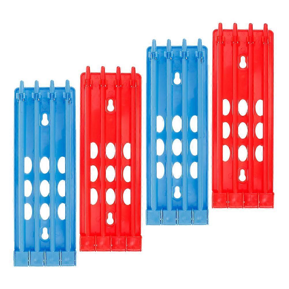 Pigeon Band Holder 4Pcs Bird Leg Ring Rack Multi-color Classification Organization 20.00X7.00X1.50Cm