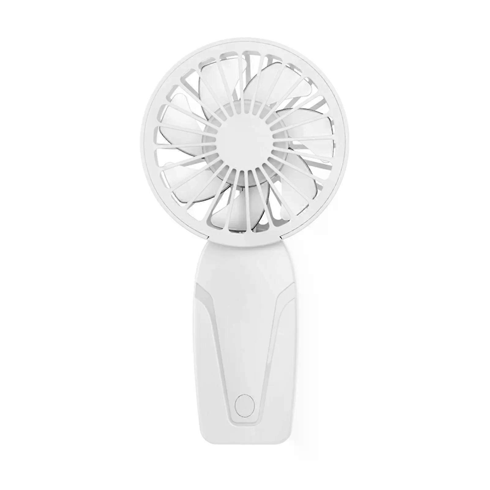 Portable Handheld Small Fan ABS Lightweight Cute Appearance USB Rechargeable Mini Fan For On Go Cooling Portable Mini Pocket Fan