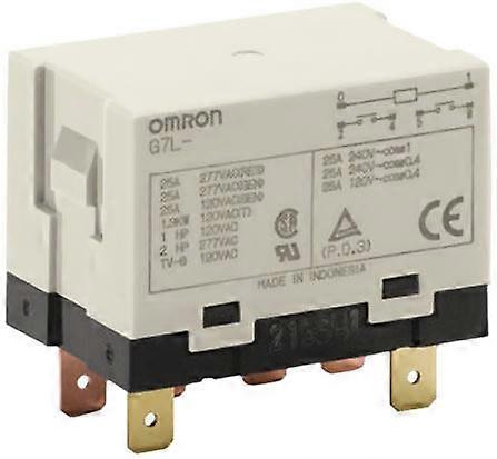 Omron Relay 12v Ac Dpst 25a Panel Mount G7l-2a-t