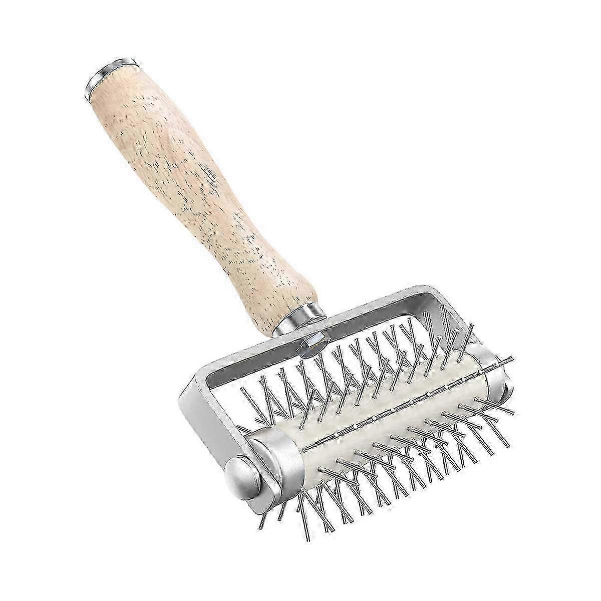 Stainless Steel Spiked Pizza Roller for Preventing Dough Blistering during Bread Making Edition 0923