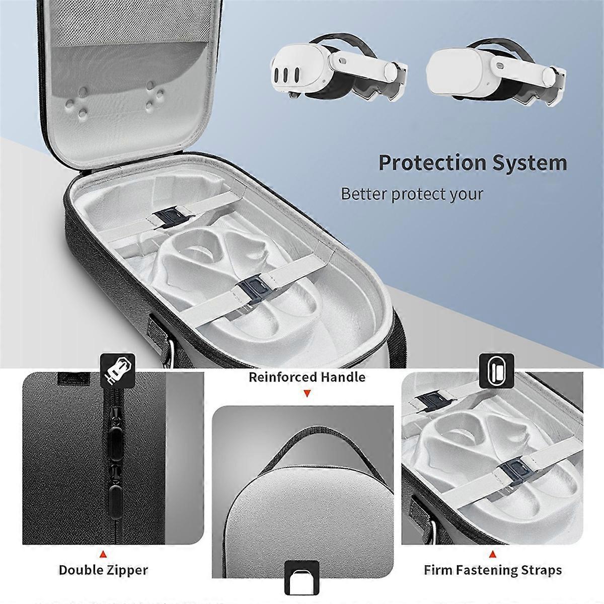 Shockproof Carrying bag with Mesh Pocket C