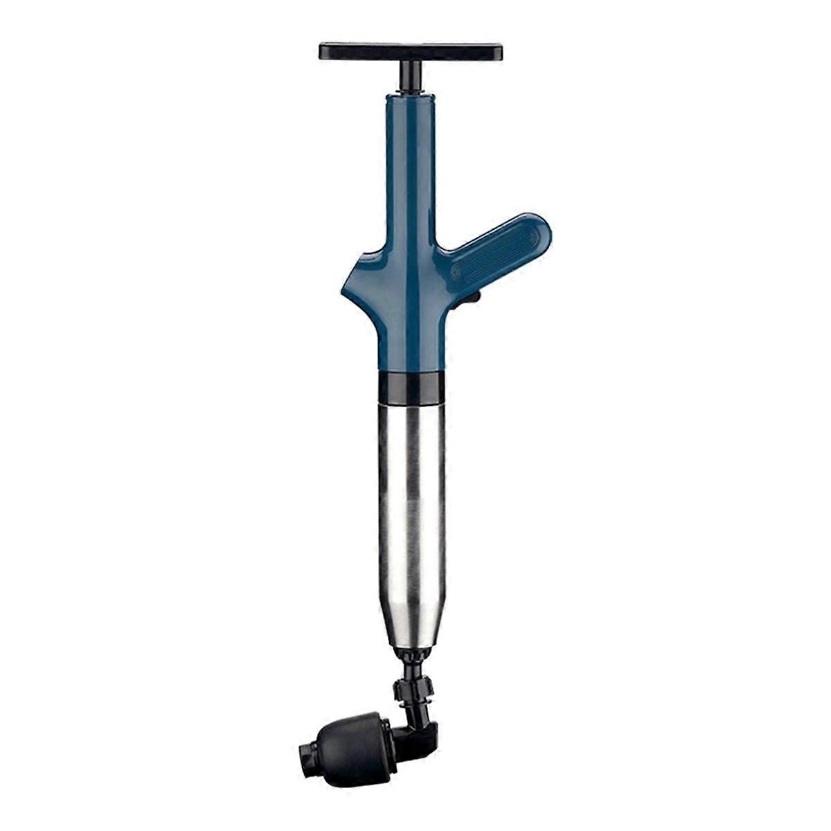 Toilet Plunger High Pressure Air Plunger Drainer with Visual Pressure Gauge, Drain Clog Removal Tool for Bathrooms Sinks
