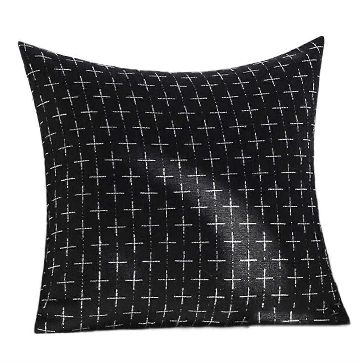 black pillow covers