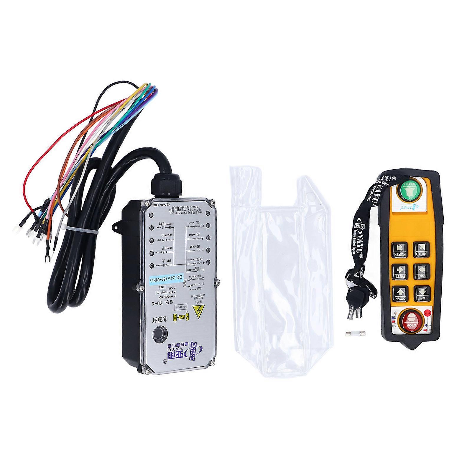 Télécommande industrielle sans fil, étanche, résistante aux chocs, contrôleur de palan industriel DC24V