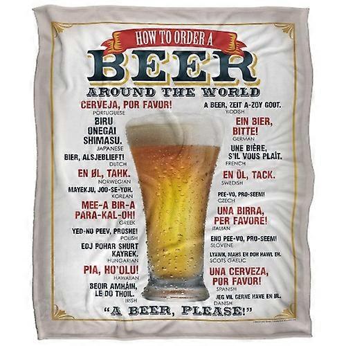 Retrorocket Studio Beer Around The World Silky Supersoft Blanket