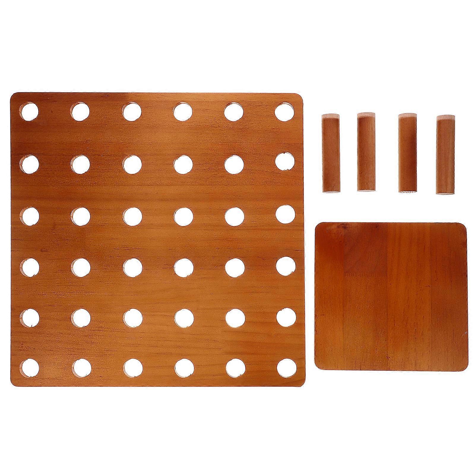 Ice Cream Cone Holder Stand Wooden Ice Cream Holder for 2Pcs Cone Rack