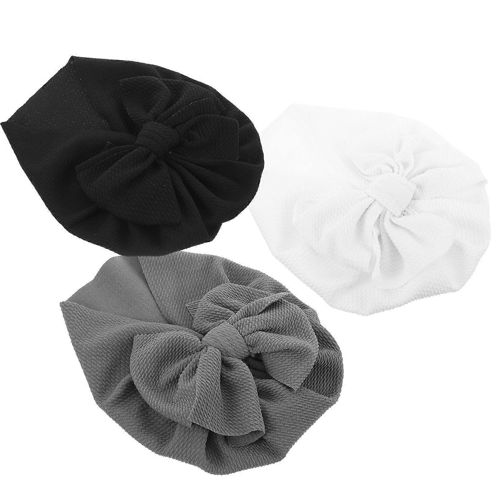 Toddler Bow Hats Newborn Girl Beanie Hat Baby 9Pcs Set