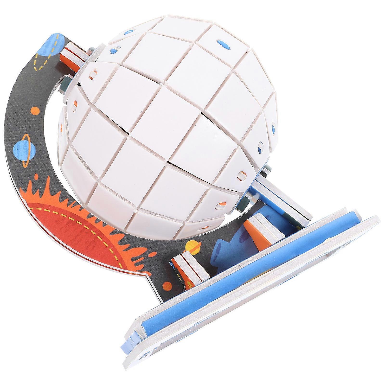DIY Globe Toy Educational Science Earth Globe for Playing 1Set