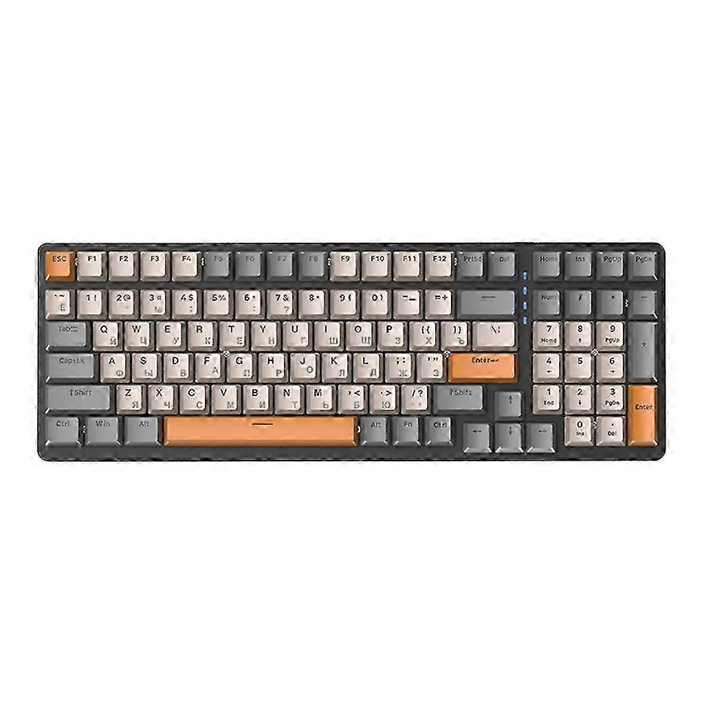K3 100 Keys Russian Gaming Mechanical Keyboard Type-C Wired-Russia Keyboard 2025