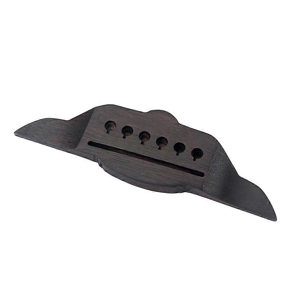 Guitar Saddle Bridge Rosewood Thru Slotted for Acoustic Guitar 18 Strings