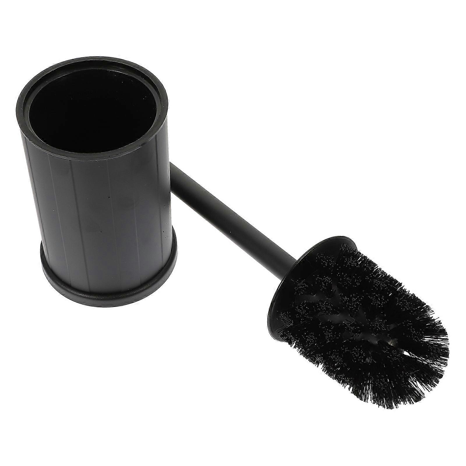Black Household Toilet Brush Multi-Function Bathroom Scrubber 1Set