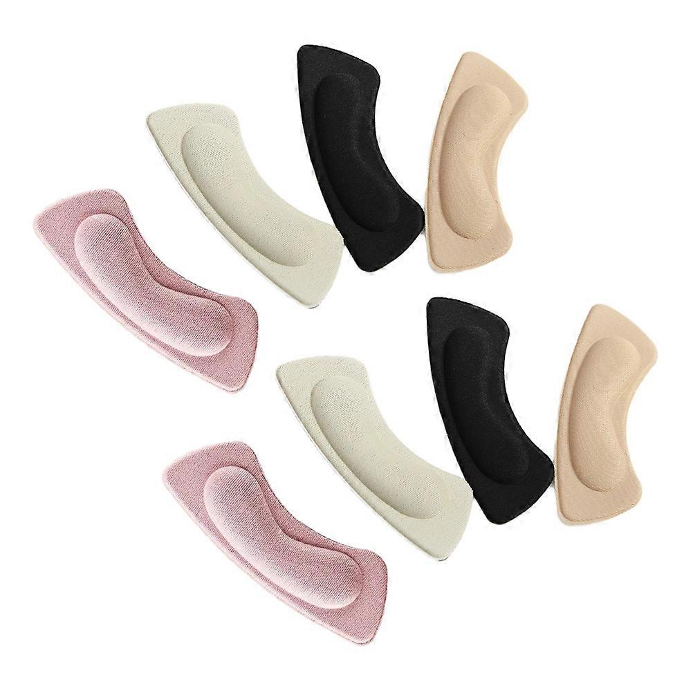 Adhesive Feet Pads Moon Shaped Cushion for Heel Protection 8Pairs