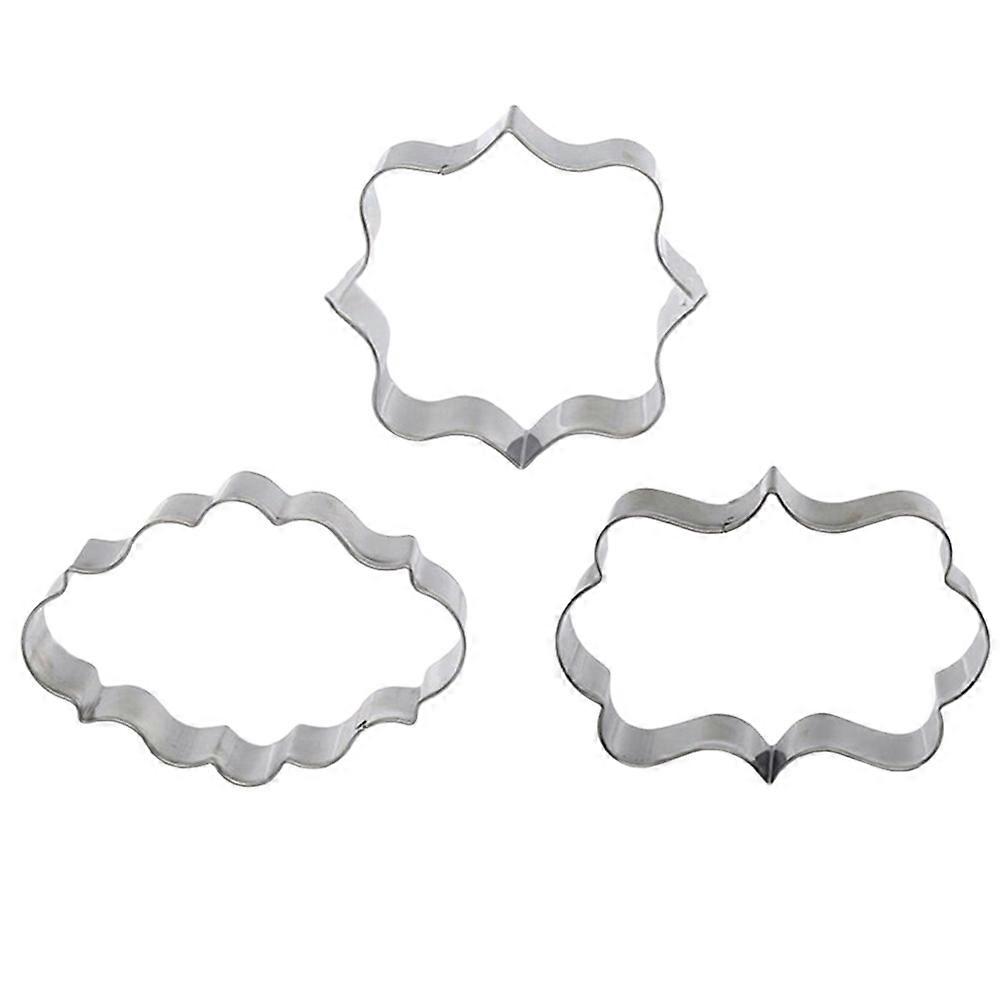 Stainless Steel Cookie Cutters Photo Frame Shape for Baking Use 9Pcs