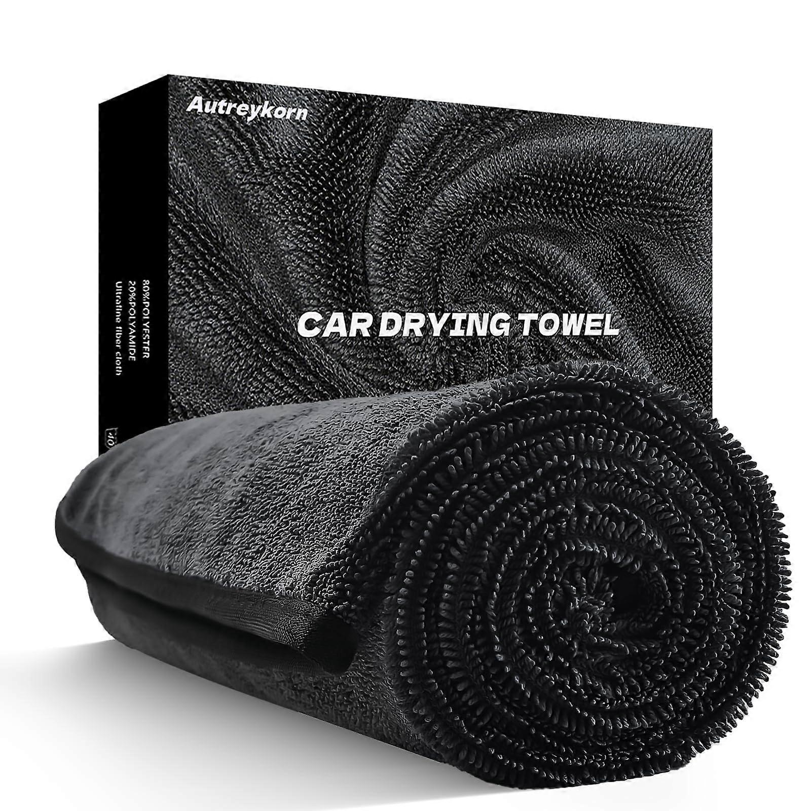Ultra Absorbent Microfibre Drying Cloth 90 x 60 cm QuickDry Lint Streak For Car Detailing Glass Paint