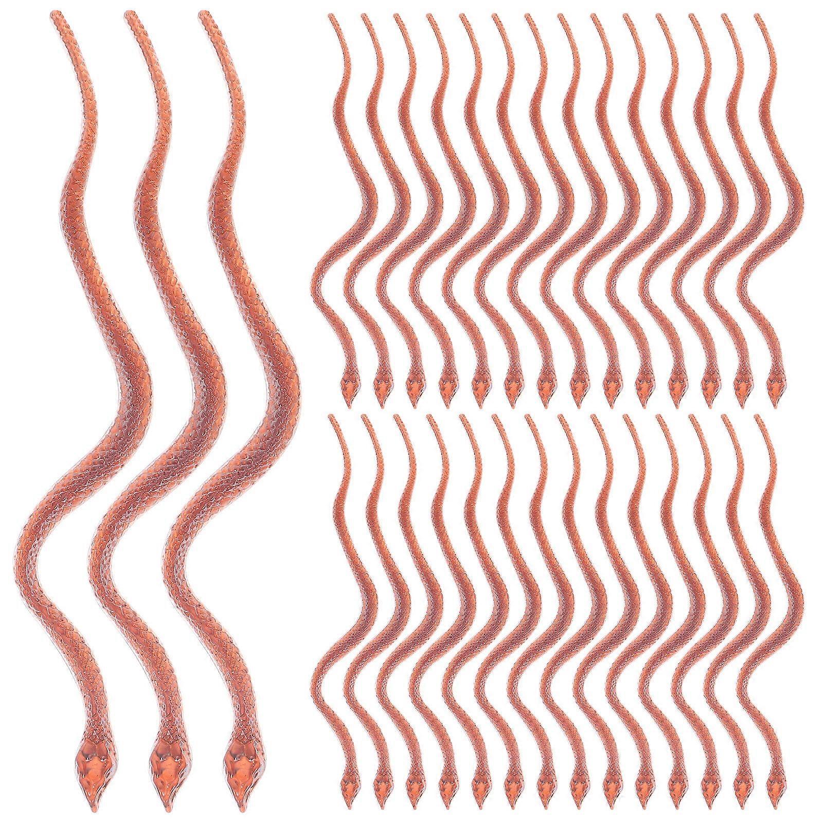 Simulation Snake Shape Models Ideal For Learning Animal Knowledge In Fun Pranks Excellent For Various Occasions 400 Pcs