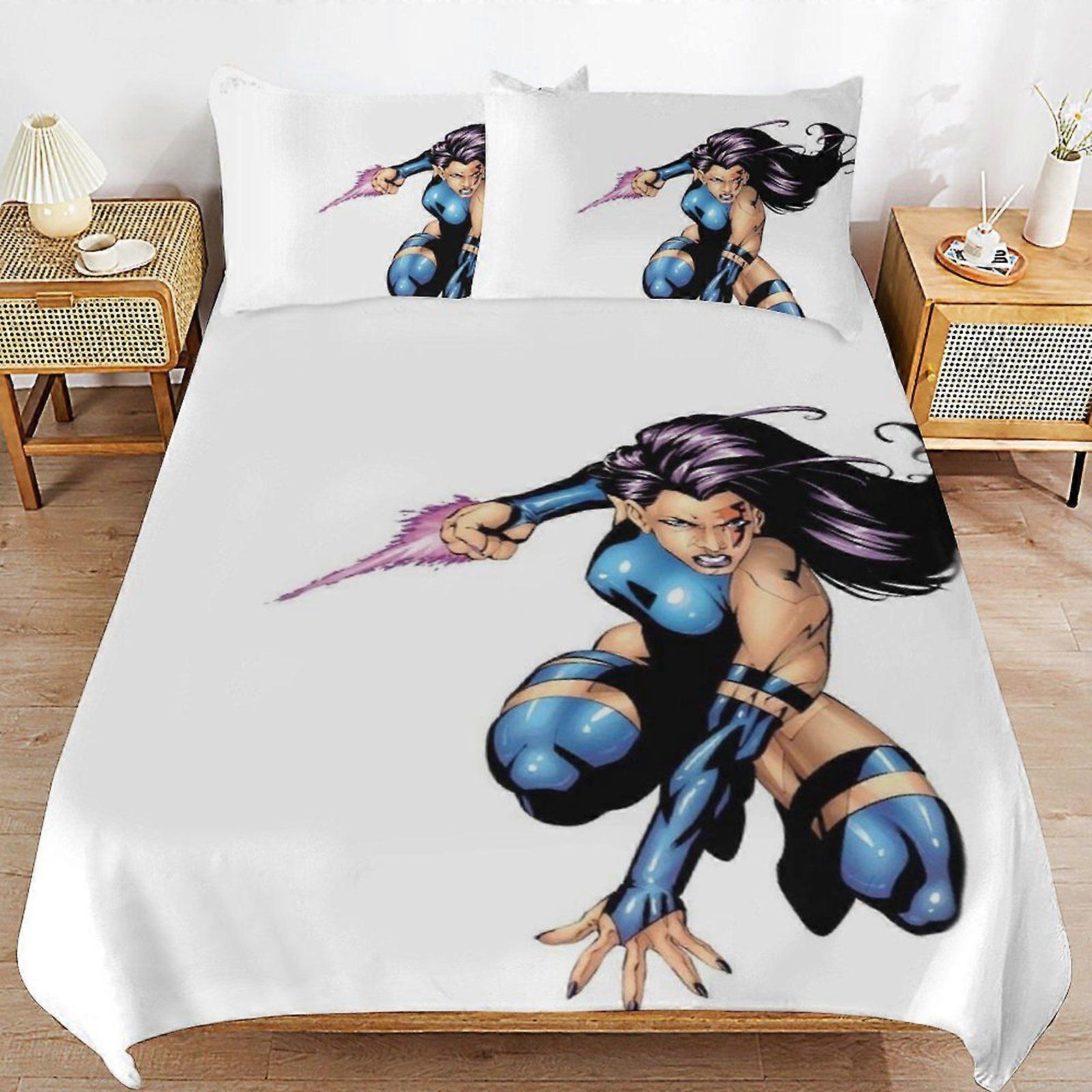 e271 X-Men Simple Function Soft Fabric Quick Wash Long Lasting Duvet Cover Sets for Daily Comfort d271