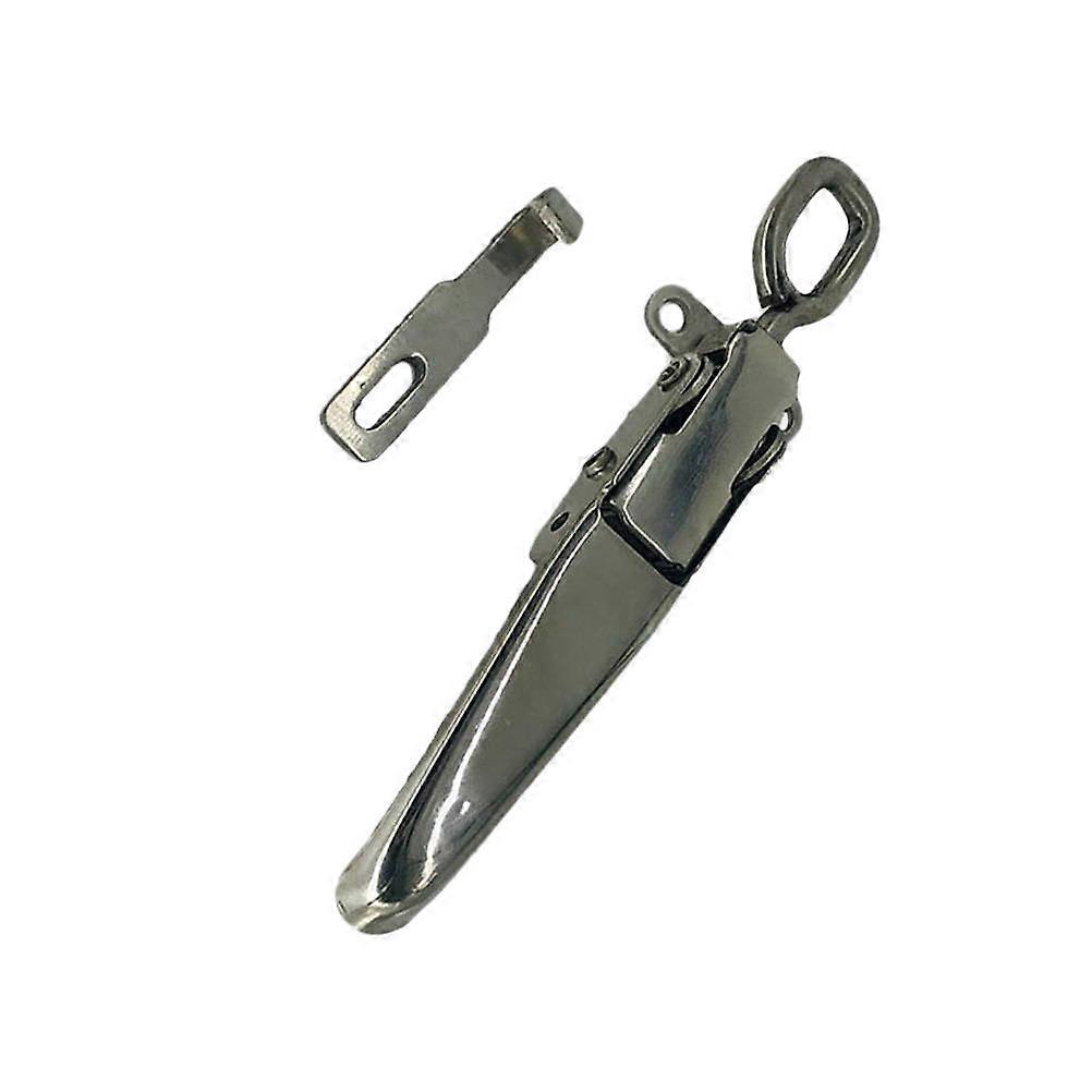Draw Latch for Trailer Latch Durable Use Galvanized Iron Spring-Loaded Safety Latch 7.1×2.4×1.6in High Strength 1Set