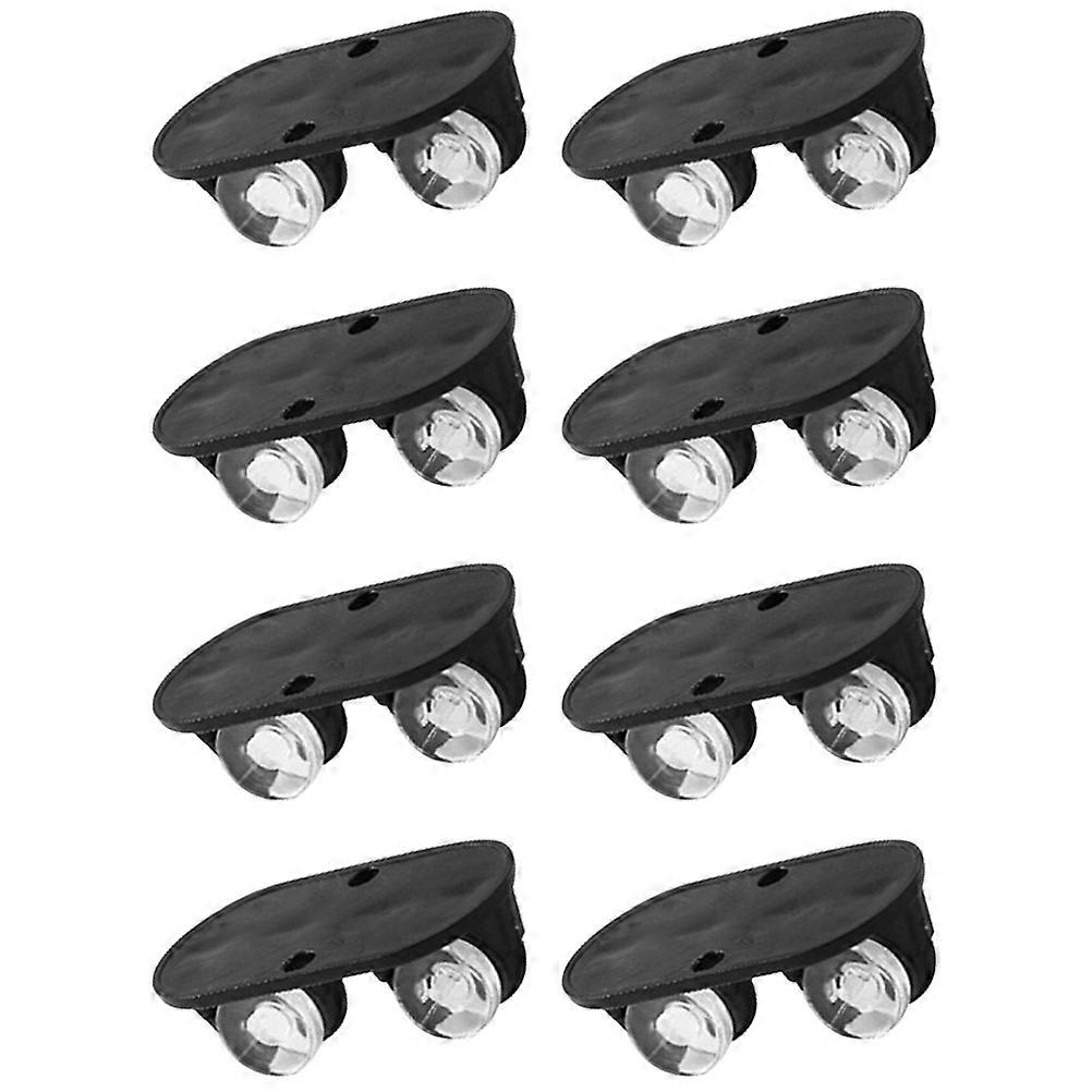 Storage Bin Casters With Simple Design For Household Moving 40 Pcs Wear Resistant Black 1.77x0.86x0.59in
