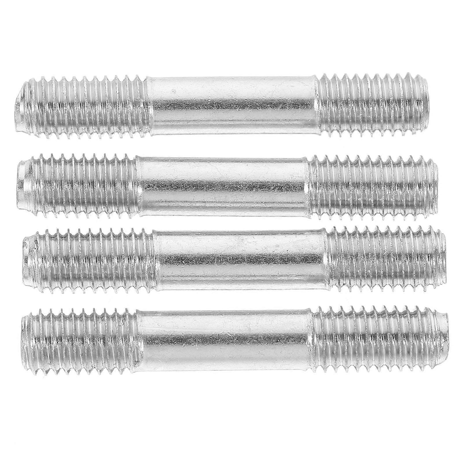 Carbon Steel Dual Heads Bolts 12 Pcs Suitable For Generator Maintenance Featuring Vibration Prevention And Engine Compatibility