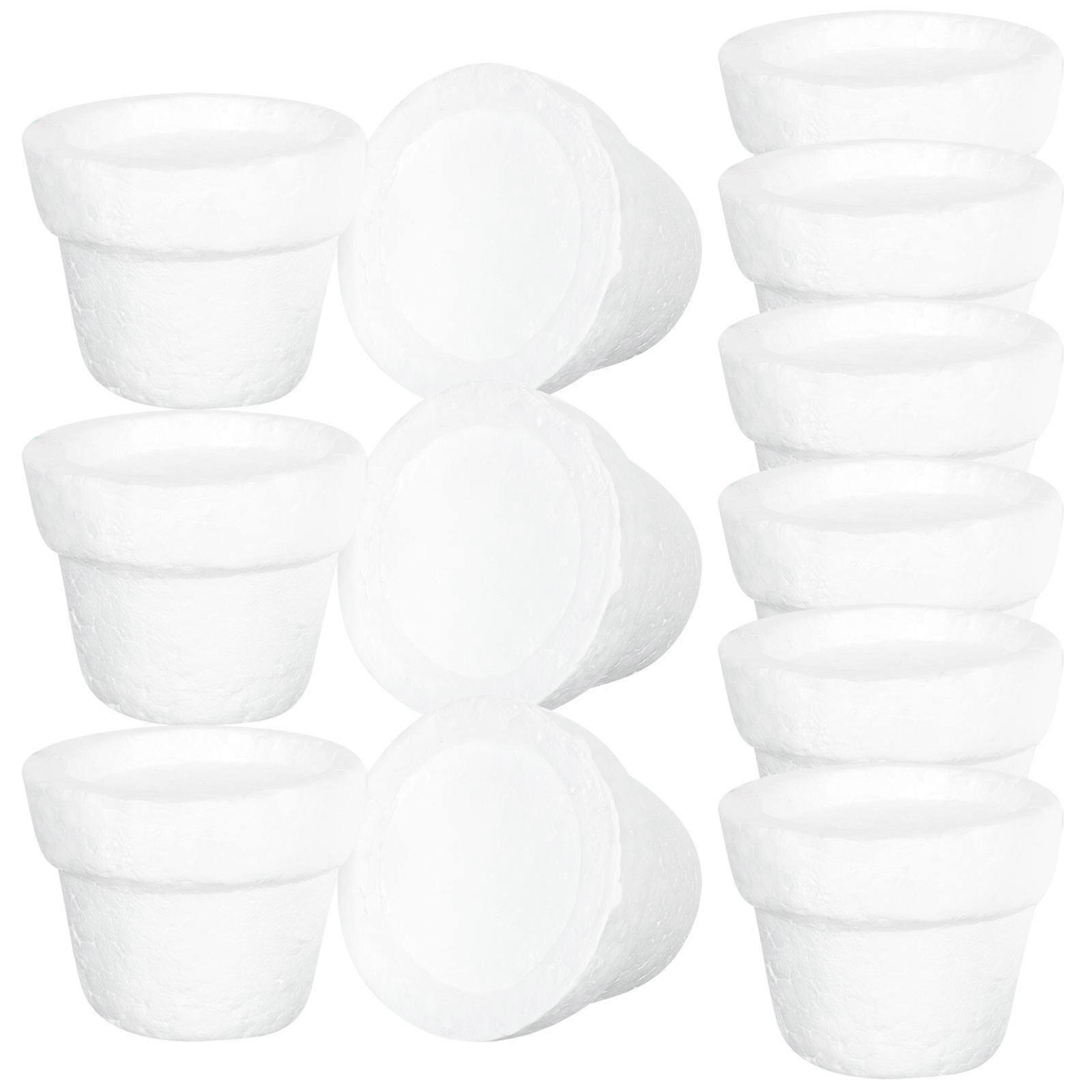 Crafts Making White Foam Flower Arrangement Base for DIY 48Pcs
