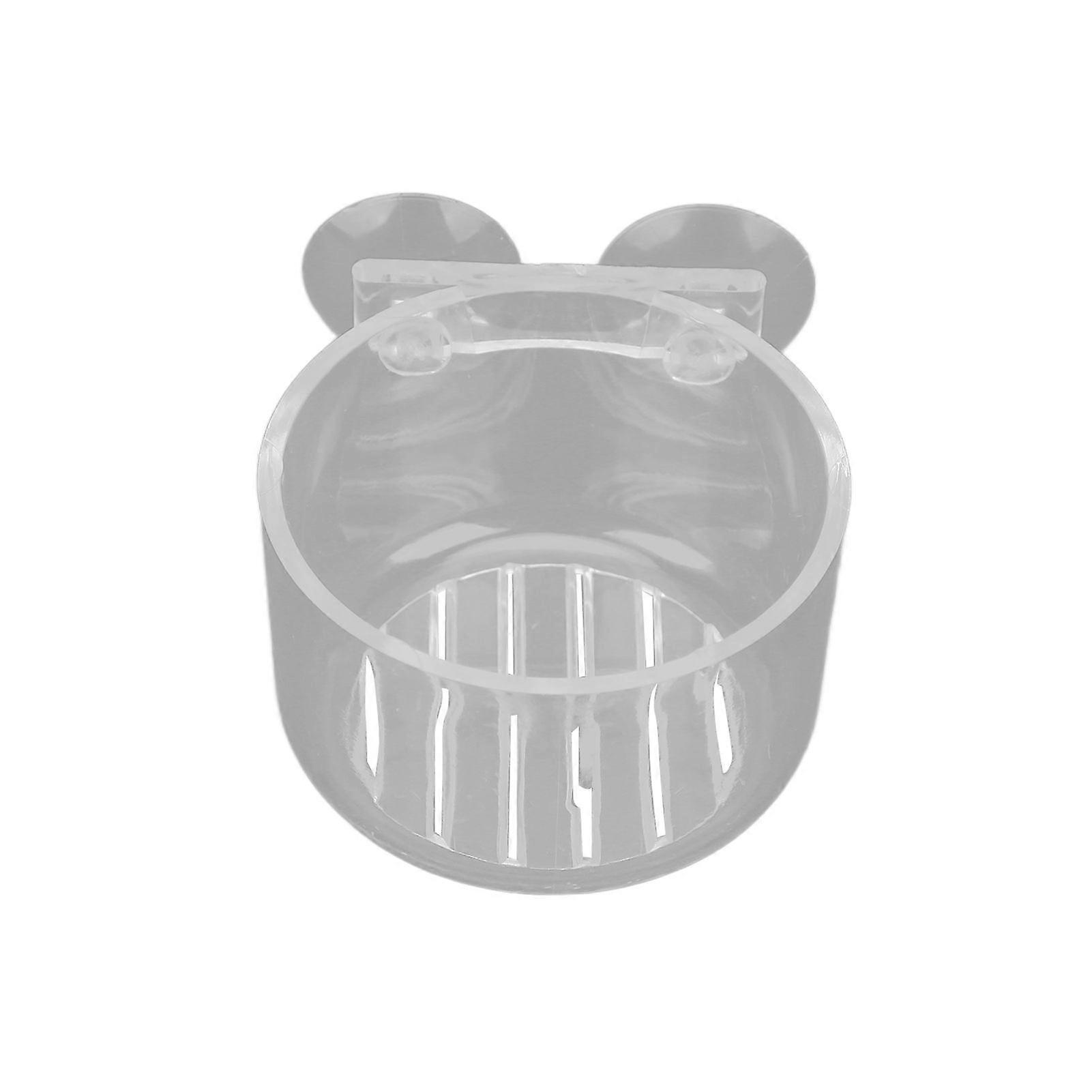 Aquarium Cone Red Worm Feeder Fish Tank Feeding Container with Suction for Tropical Fish