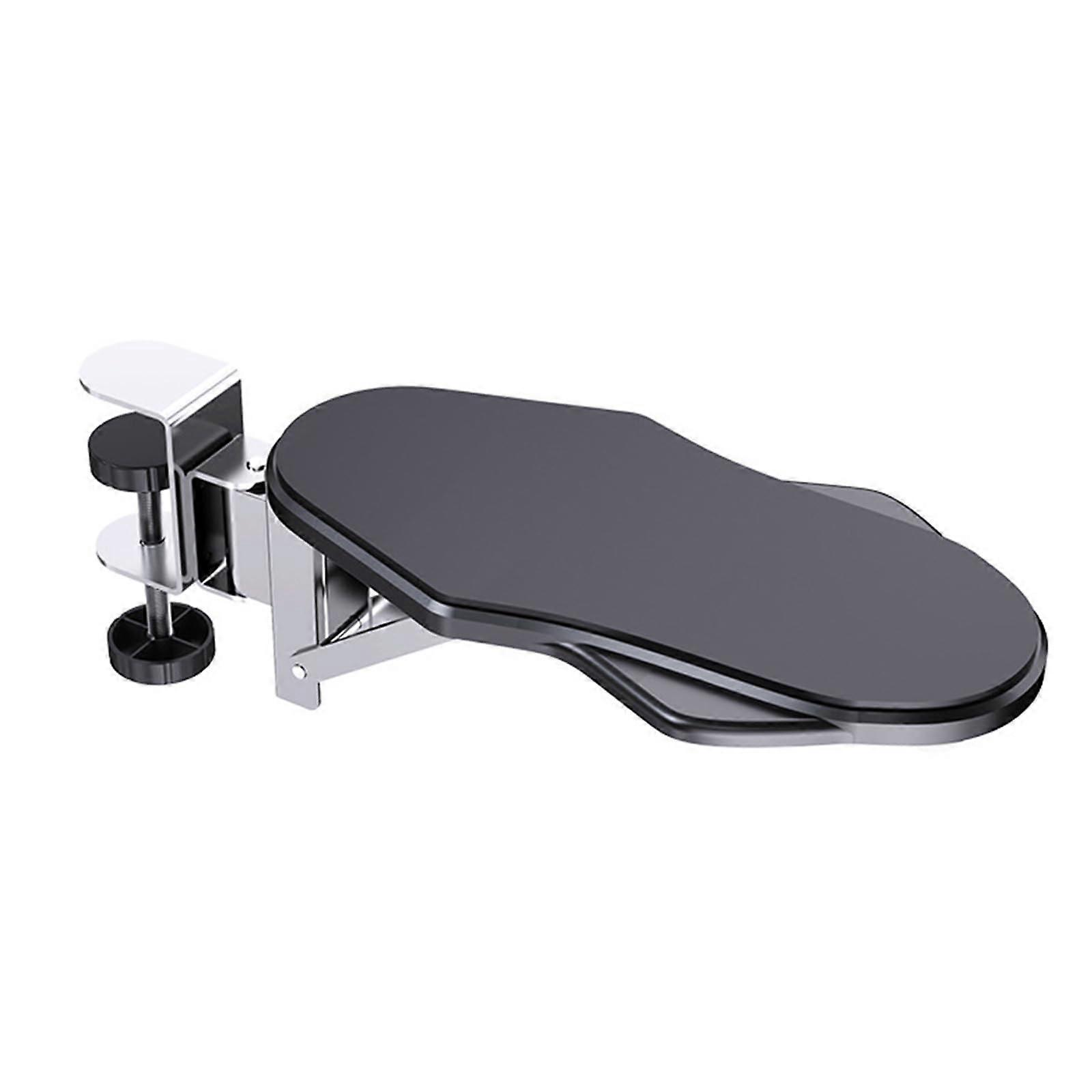 Adjustable Arm Rest For Desk, Ergonomic Computer Desk Arm, FullMotion Elbow Supports, Base Pad Holder, Fold And Rotate