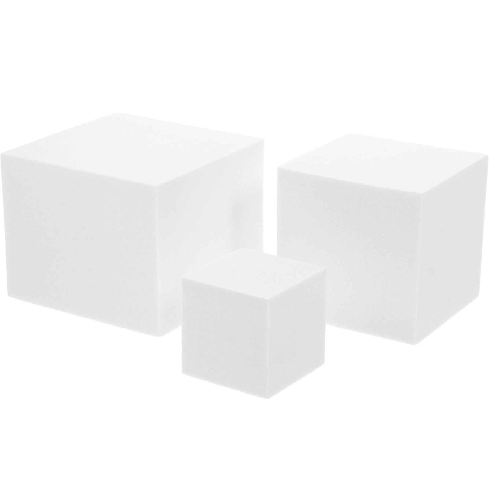 Foam Cube Photo Prop for Photography Use 6Pcs Simple Geometry Cubes