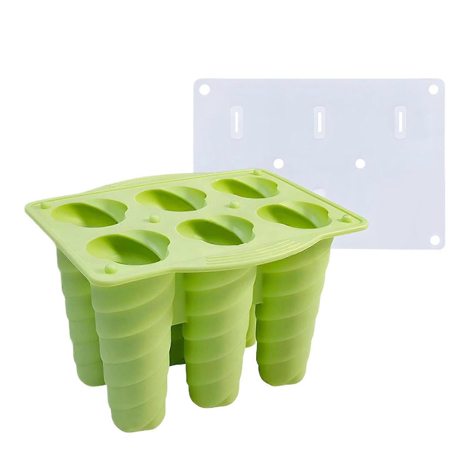 6Pcs Silicone Ice Mould with Lid, Reusable & Easy Release, Food Grade for Homemade DIY Ice - Compatible with Home Improvement Tools