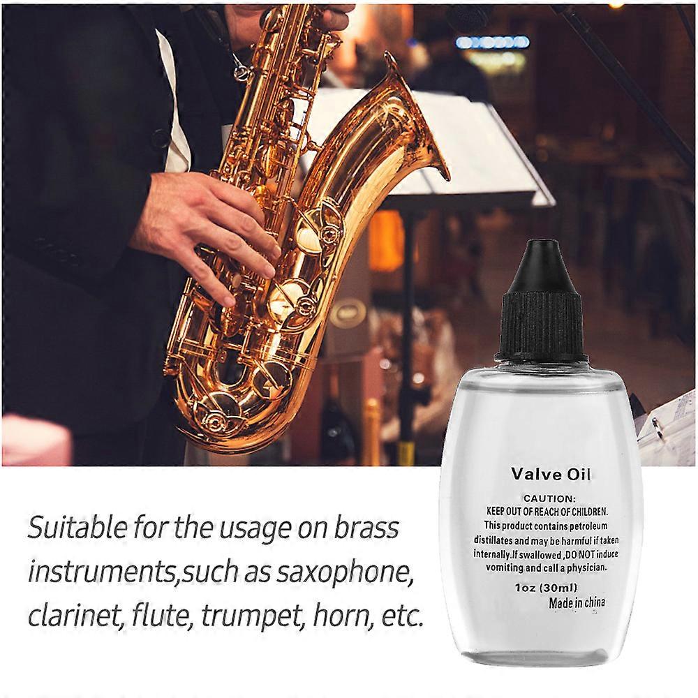 30ml Valve Oil Lubricating Oil Trumpet Valve Slide and Key Oil for Brass Wind Instruments