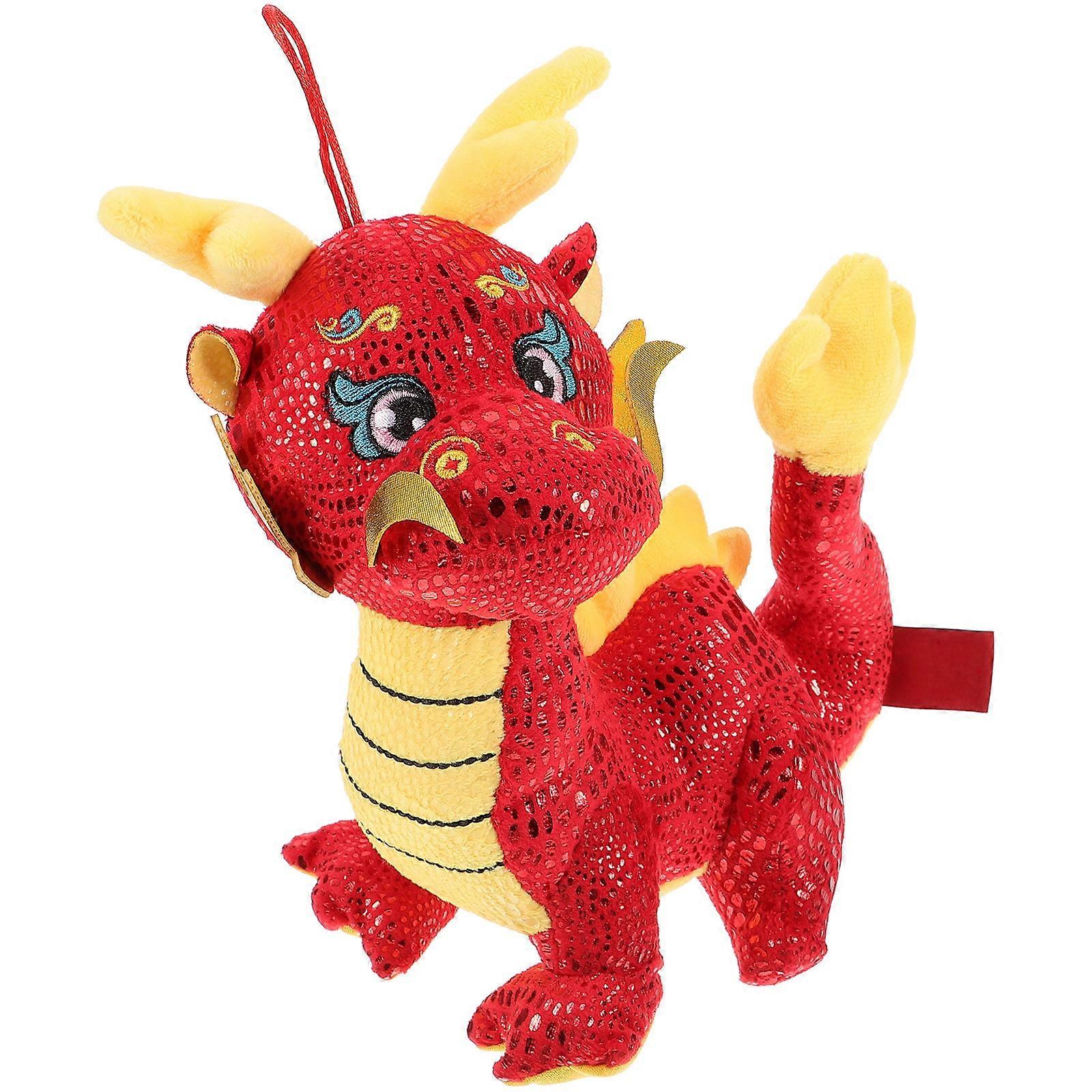 Year Of The Dragon Plush Doll For Weddings And Birthdays In Elegant Style Representing Prosperity And Good Luck 1Pcs