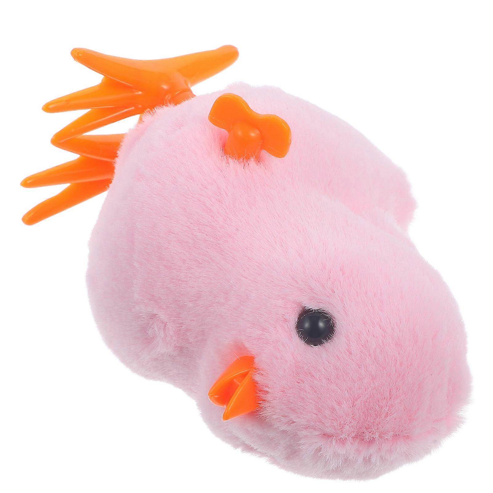 Plush Wind Up Animal Toy Clockwork Chicks for Playing 3Pcs