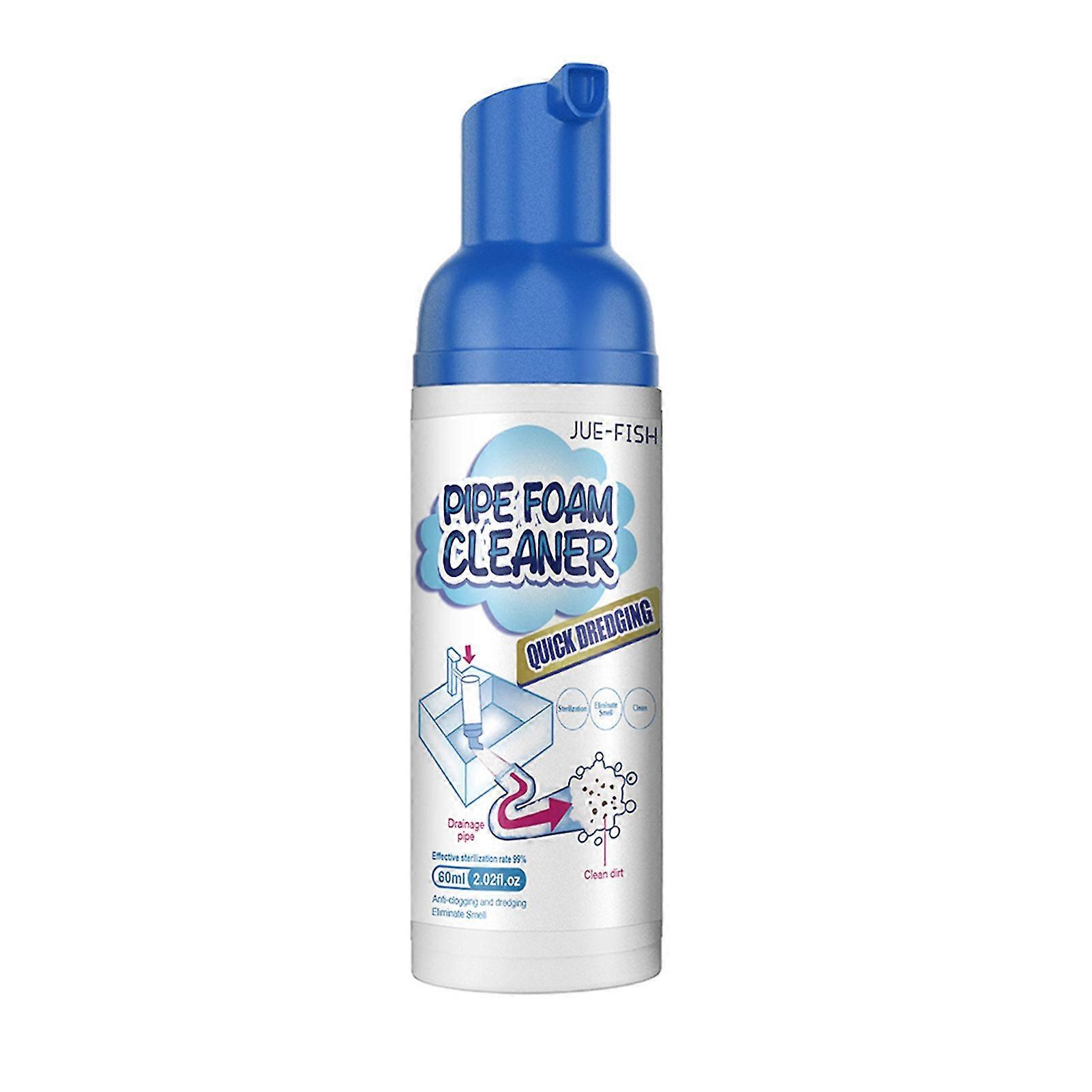 60ml Pipe Foaming Cleaner Sewer Deodorizing Cleaner for Kitchen Drain Tubs