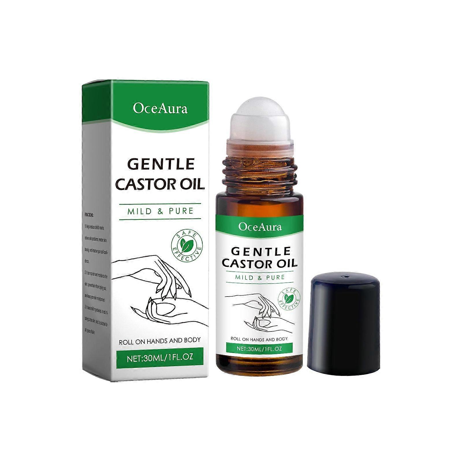 OceAura Castor Oil Ball Oil Daily Gently Moisturizes Skin All Over The Body To Relieve Dry Body Care Oil
